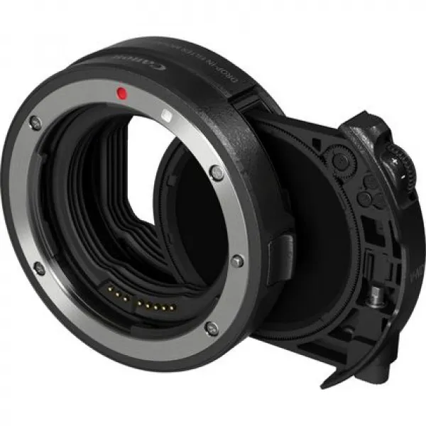 Bague d''adaptation EF- EOS R avec filtre insérable variable neutre (ND)